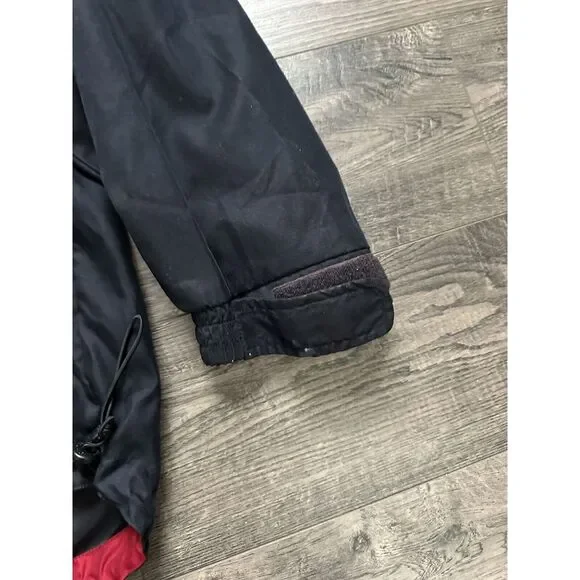 Vintage - Chaps Ralph Lauren Men's Windbreaker Navy Snap‎ Hidden Hoodie Size XL - Picture 4 of 10